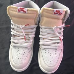 Elephant print Jordan 1’s with transparent bottoms