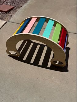Toddler Wooden Arch Ladder