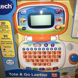 v tech, Toys, V Tech Tote And Go Laptop