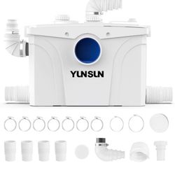 YUNSUN 950W Macerator Pump, Macerator Pump for Basement, with Automatic Drain