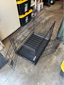 Double Door Dog Crate