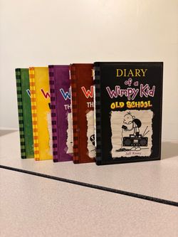 Diary of a Wimpy Kid Book Set – 5 Books