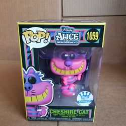 Funko Pop Alice in Wonderland Cheshire Cat 1059 Black Light Funko Shop Exclusive