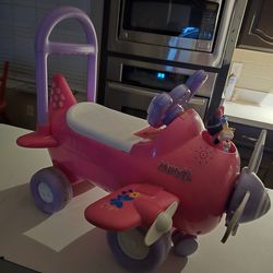 Minnie mouse airplane ride on toy