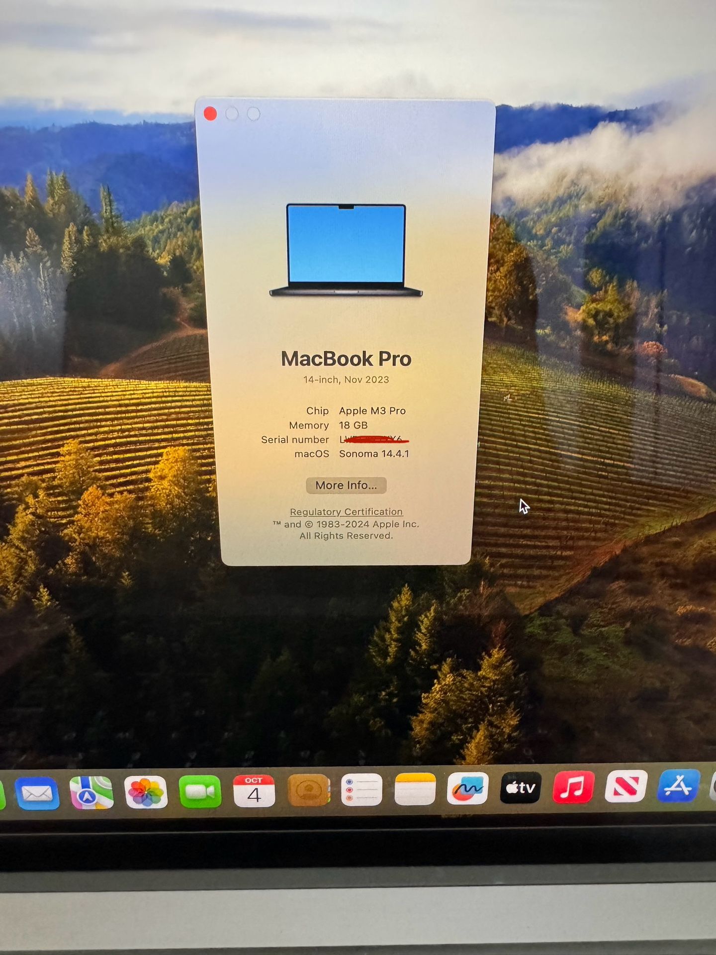 Apple MacBook Pro, 18GB, 512GBp
