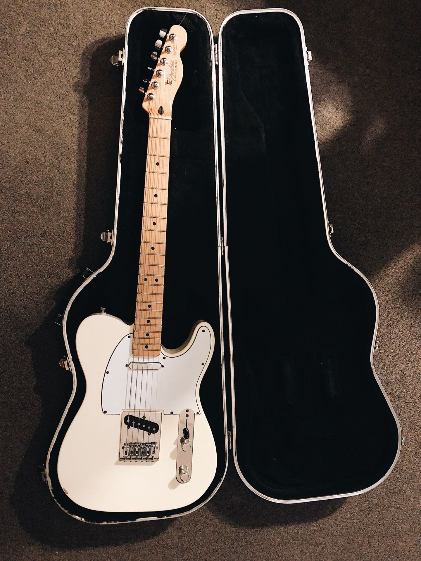 90’s White Fender Mexican Tele