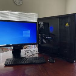 Gaming PC with Monitor, Keyboard, Mouse