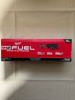 Milwaukee. M12 FUEL Lithium-lon Brushless Cordless 1/4 in. Straight Die Grinder (Tool-Only). 2486-20.