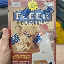 1999 mlb fleer tradition sealed box