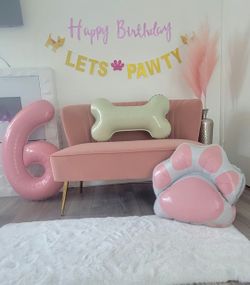 Sillón de terciopelo rosa !!