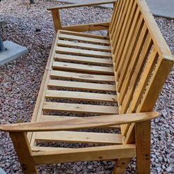 Solid Wood Futon Frame - Full Size - Sturdy & Easy to Convert