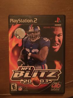 Sony ps2 nfl blitz 2003