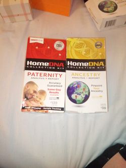 Bundle Deal Home DNA Collection Kit Paternity Analyzes And Report And Home DNA Collection Kit Ancestry Analyze And Report