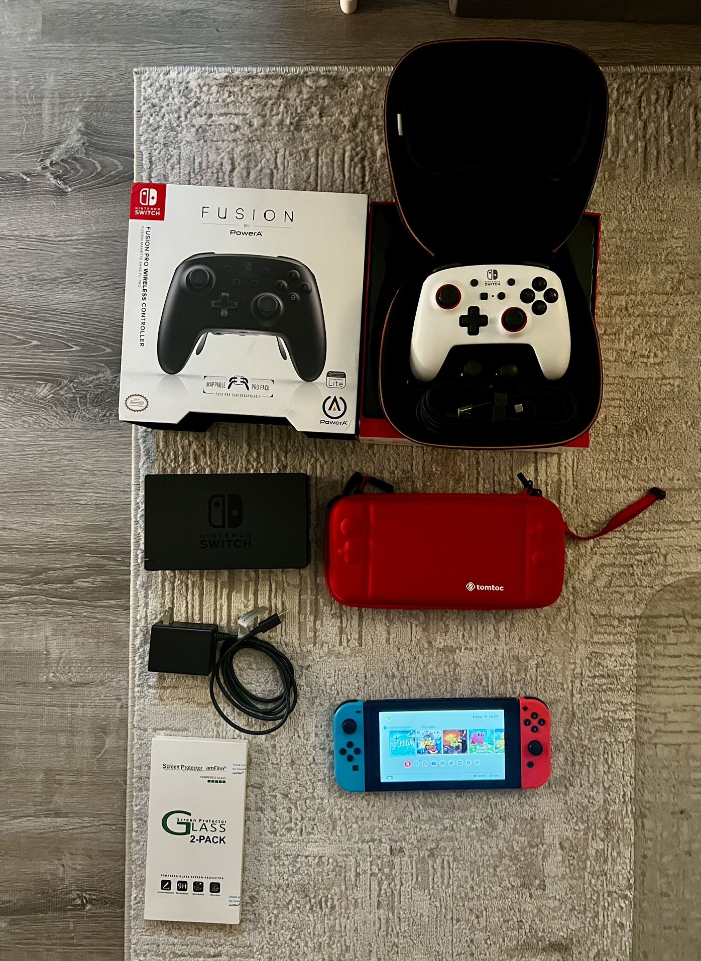 Original Nintendo Switch And Accessories