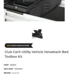 Golf Cart Tool Box