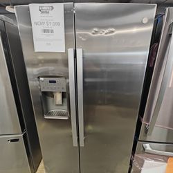 GE 36inch side by side refrigerator