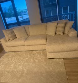 Cream Sectional Couch
