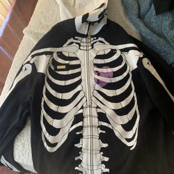 LRG Skeleton Zip Up Hoodie 