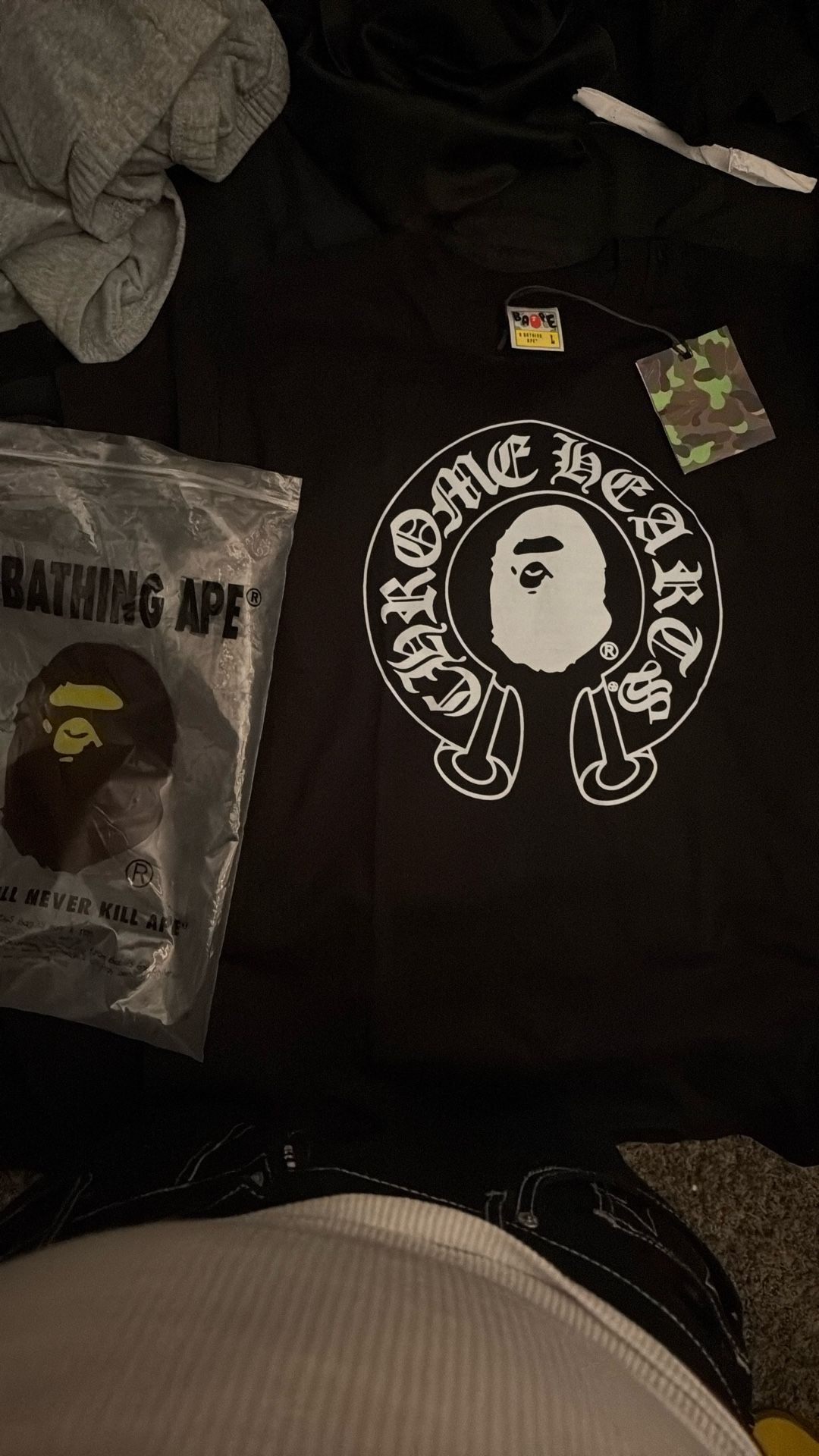 Chrom Hearts X bape
