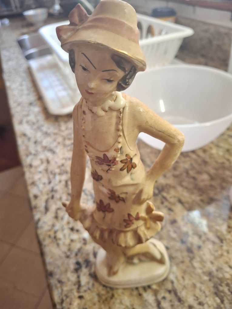 Ceramic Lady Statue