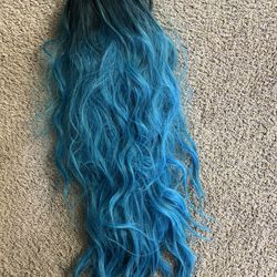 Blue Wig 