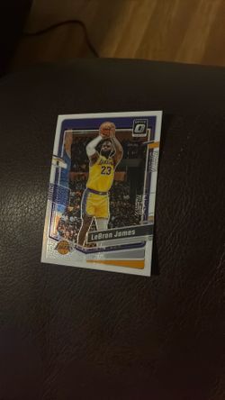 LeBron James basketball card