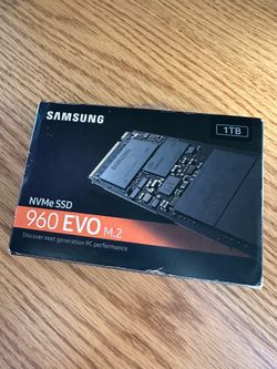 Samsung 960 EVO 1TB SSD Solid State Drive (MZ-V6E1TOBW) m.2 NVMe