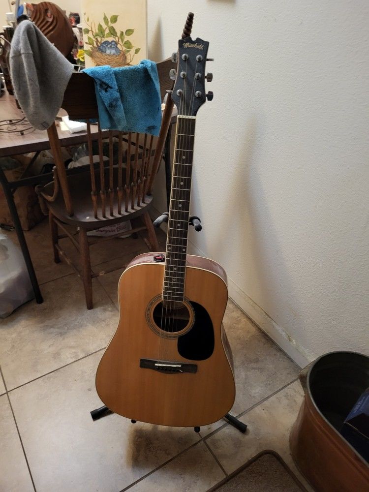 Guitar With Stand