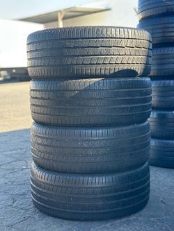 SET OF TIRE 255 45 20 CONTINENTAL 85% LIFE