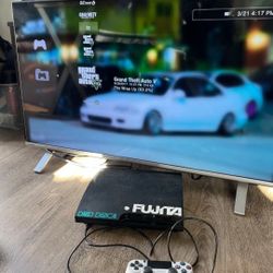Playstation 3 And 43" ATYME TV 