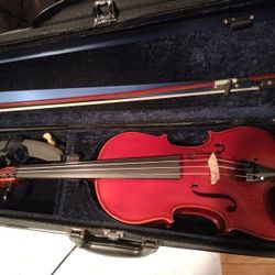 4/4 Violin Good Condition Brazilwood Bow
