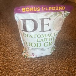 5 1/2 Lbs Food Grade Diatomaceous Earth 