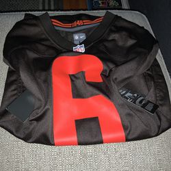 Mens Nfl Jersey Cleveland Browns Maker Mayfield Size Large New With Tags 