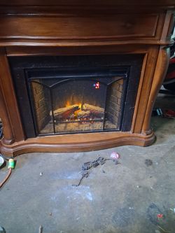 Mantel fireplace