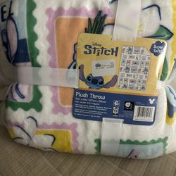 Stitch Blanket And Plushie 
