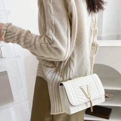 White Crossbody Purse  