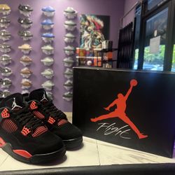 Jordan 4 Red Thunder 