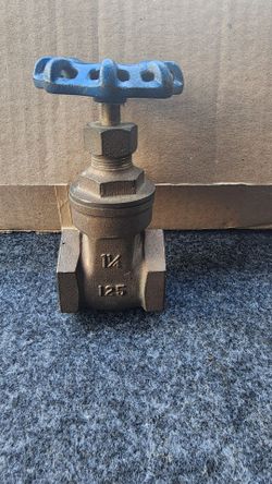 1-1/4" 125 Bronze Gate Valve