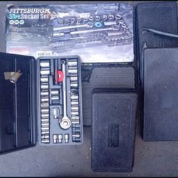 Lots Of Sockets And Wrenches, New And Used. Bin Was Open So Git Wet, Mild Rust On Some 