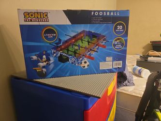 Sonic the hedgehog light up foosball table