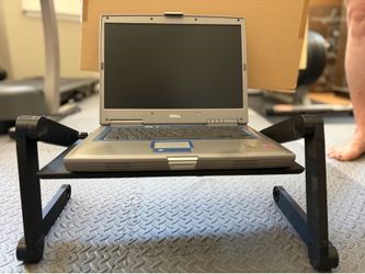 Adjustable Laptop Stand with Dual Cooling Fans (USB Powered)