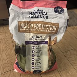 Dog Food - Natural Balance (opened) - Flavor: Salmon, Brown Rice, & Pumpkin Recipe