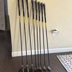 COBRA GOLF S3 Hybrid Iron Set 3h 4h 5h 6-PW Reg Flex Graphite Shafts