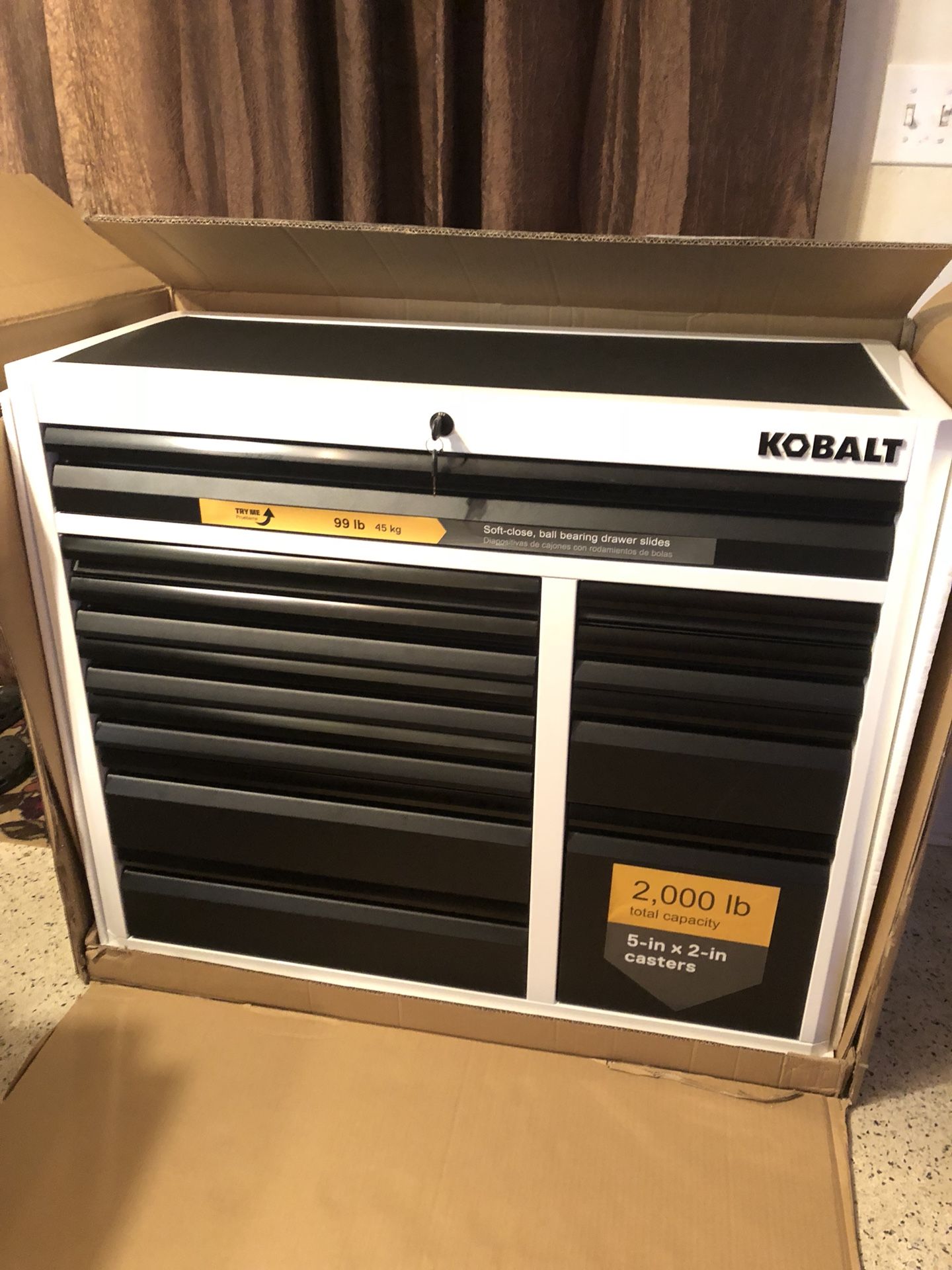 3000 SERIES Tool Cabinet KOBALT Tool Chest white Tool Box