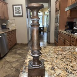 Wood Candle Holder 