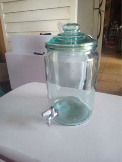 Vintage Green Beverage Dispenser