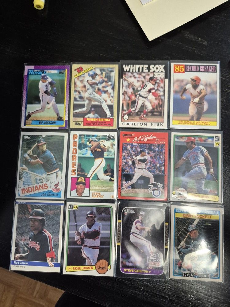 Baseball Card Lot Of (27)