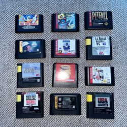 Sega Gensis Game Lot