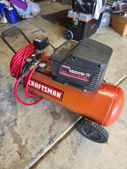 Craftsmen.
Air compressor