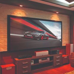 300 Inch Da-lite Wall Mount Projector Screen